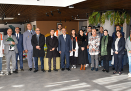 Le Colonel Ingénieur Mohamed Ould Mohamed Mahmoud, Directeur de l’ESP de Nouakchott en visite à la CMC Tamesna